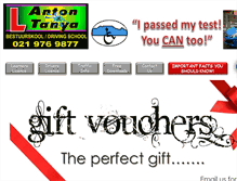 Tablet Screenshot of anton.tanya.co.za